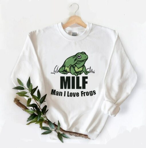 man i love frogs sweatshirt