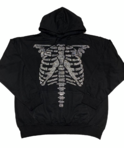 rhinestones hoodie