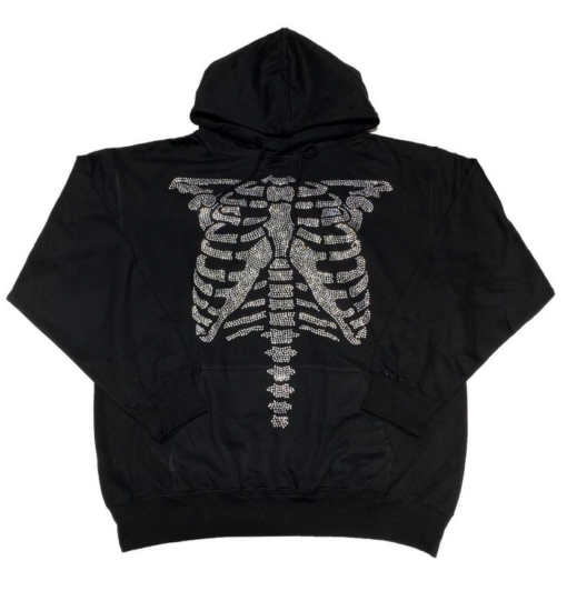 rhinestones hoodie