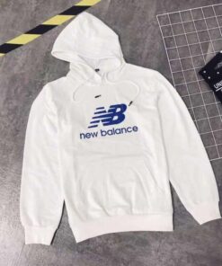 new balance hoodie white