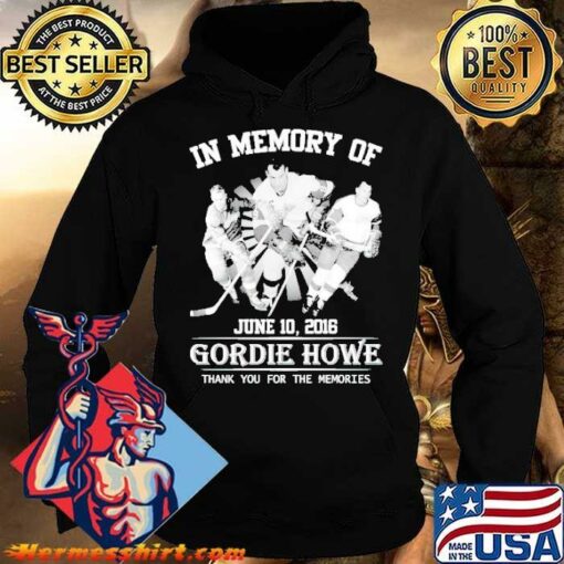 gordie howe hoodie