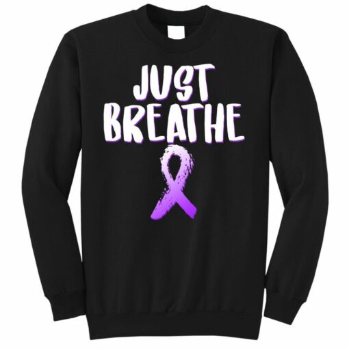 just breathe sweatshirt