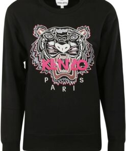 black and pink sweatshirt