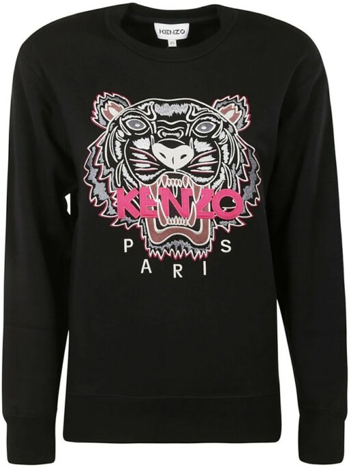 black and pink sweatshirt