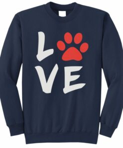 dog paw sweatshirt