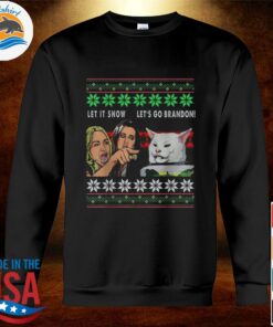 let it snow cat sweatshirt