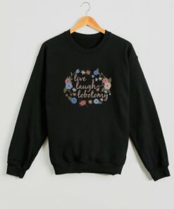 flowery sweatshirt