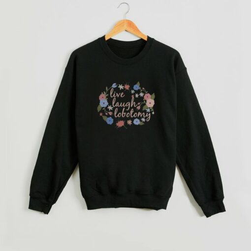 flowery sweatshirt