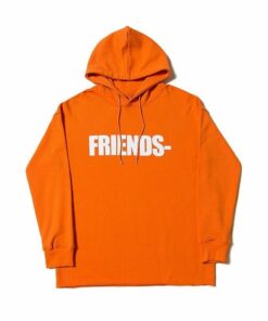 orange vlone friends hoodie