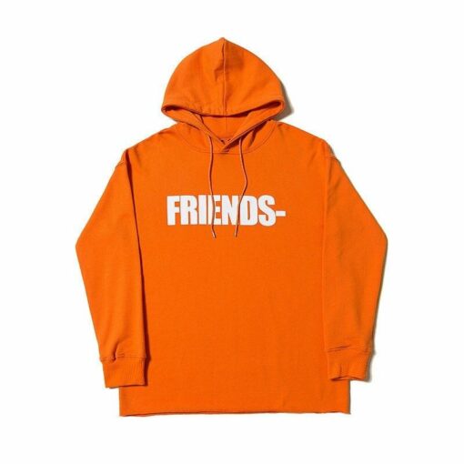 orange vlone friends hoodie