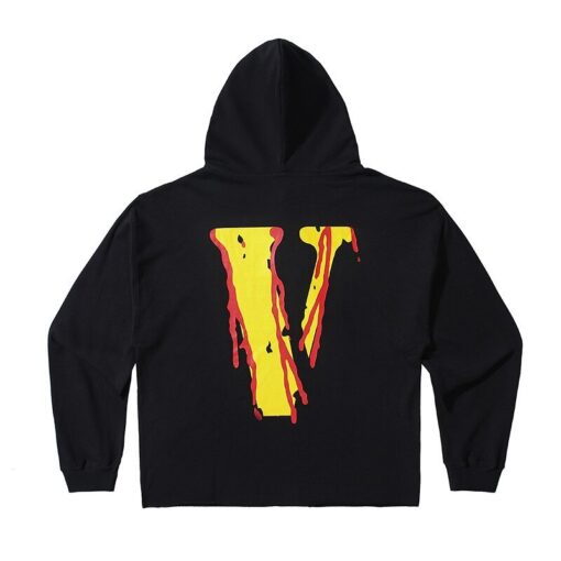 smiley face vlone hoodie