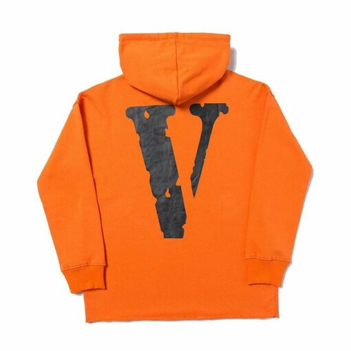 orange and black hoodies