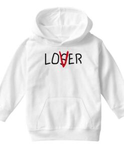 white lover hoodie