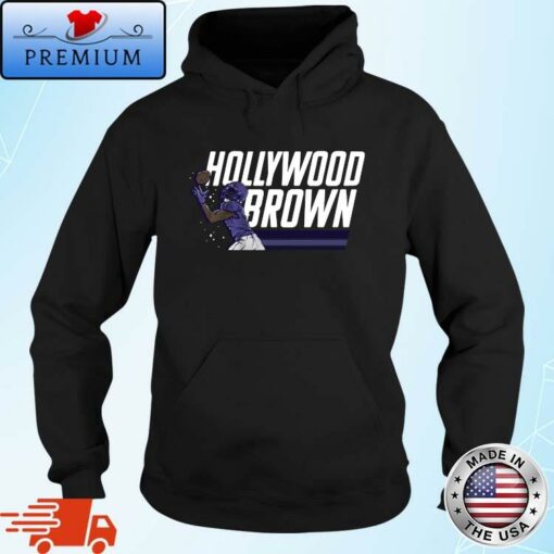 hollywood brown hoodie