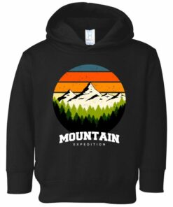 mountain design hoodie