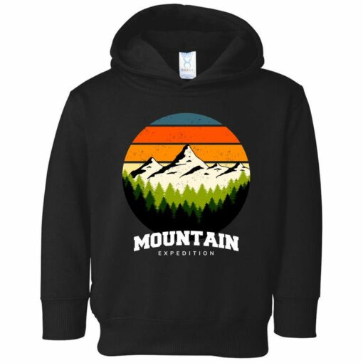 mountain design hoodie