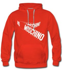 moschino red hoodie