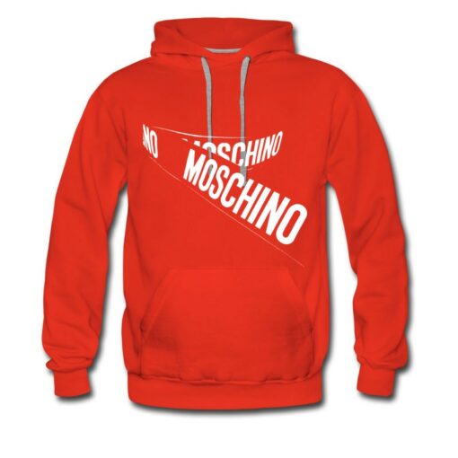 moschino red hoodie