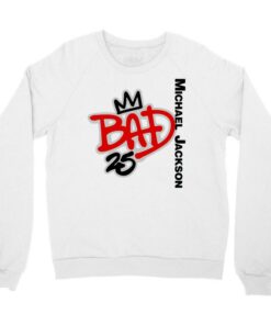 michael jackson bad sweatshirt