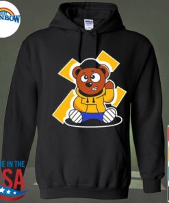 bear with x eyes hoodie