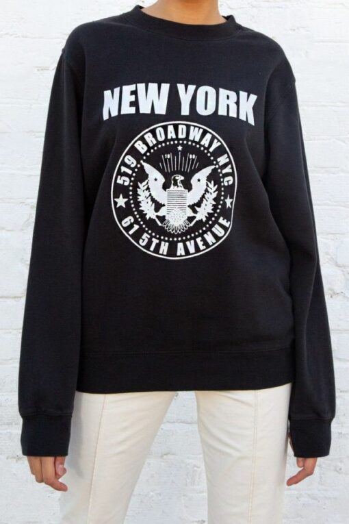 new york sweatshirt brandy melville