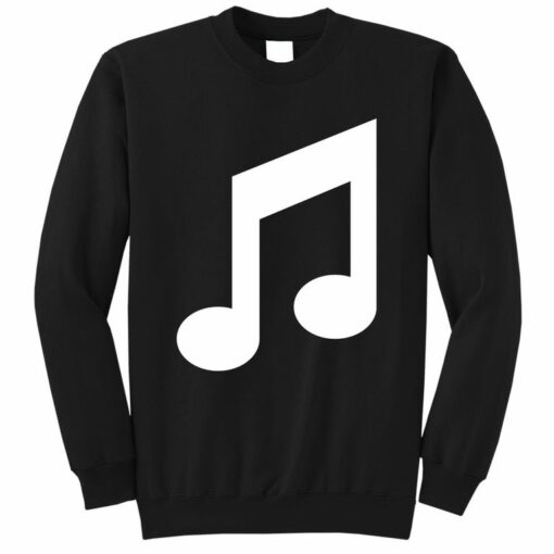 musical note sweatshirt