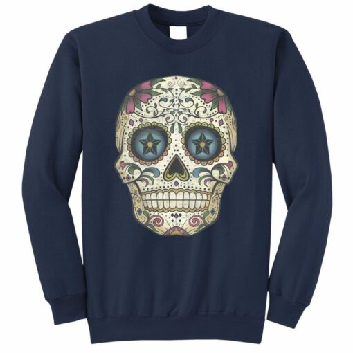 sugar skull sweatshirt