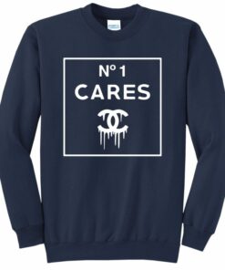 no 1 cares sweatshirt