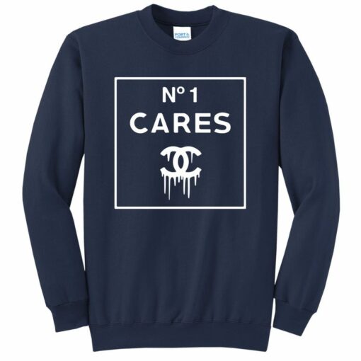 no 1 cares sweatshirt