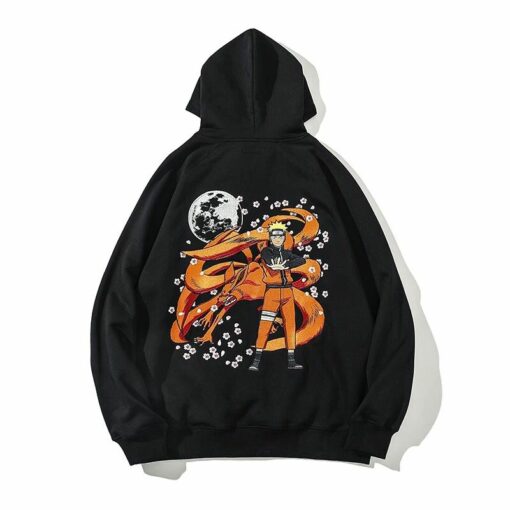 naruto embroidered hoodies