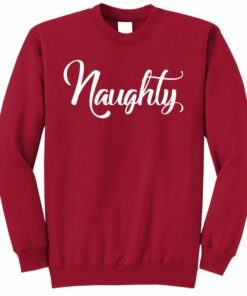 naughty nice sweatshirt