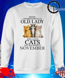 old lady cat sweatshirt