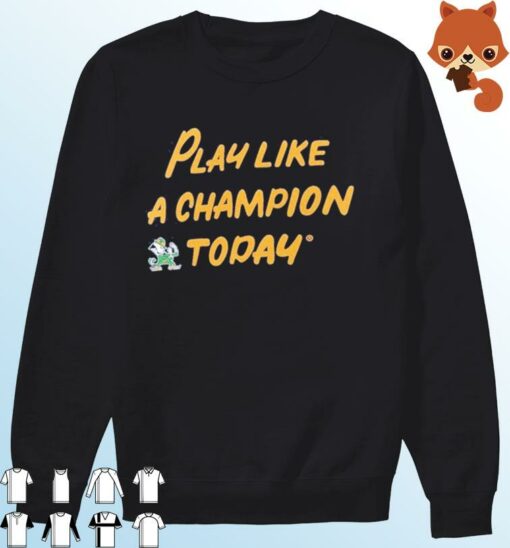 play like a champion today sweatshirt