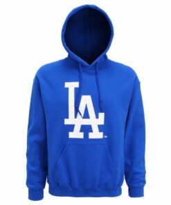 la blue hoodie