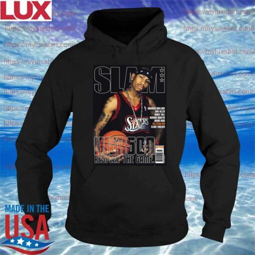 slam respect the game hoodie