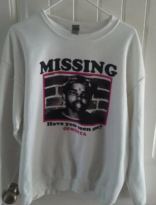 earl sweatshirt missing t shirt