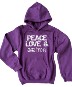 purple anime hoodies