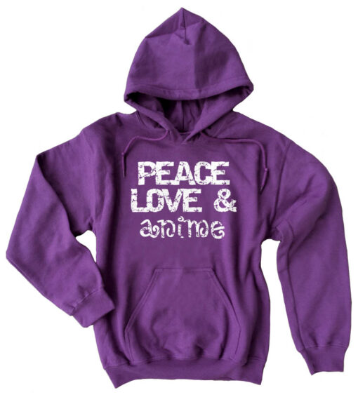 purple anime hoodies