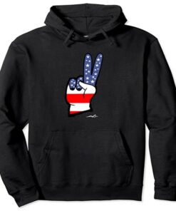 peace sign hoodie