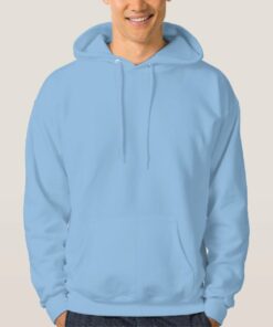 plain blue hoodie