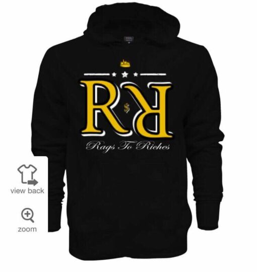 rags to riches hoodie