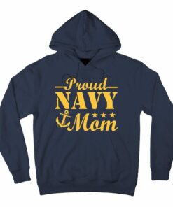 navy mom hoodie