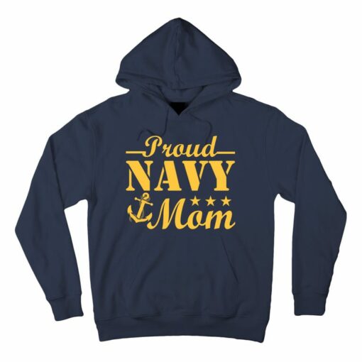 navy mom hoodie