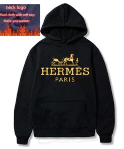 hoodie with designer brand logos