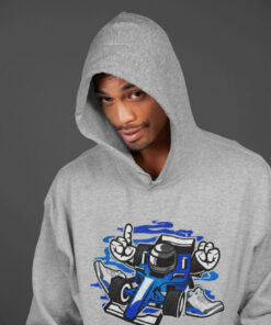 racer blue 3s hoodie