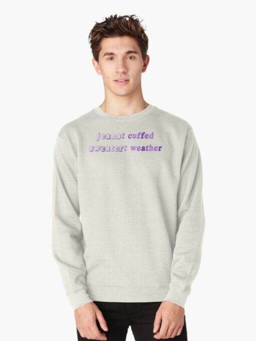 cuffed sweatshirt