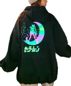 sailor moon zip up hoodie