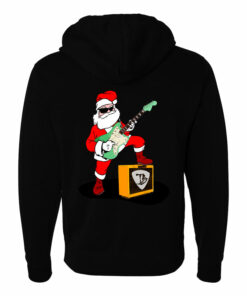 santa zip up hoodie