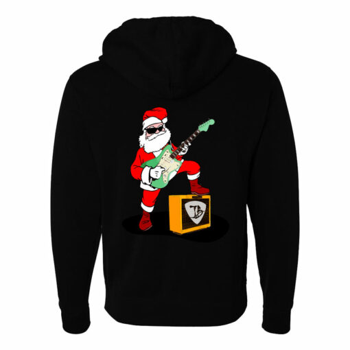 santa zip up hoodie