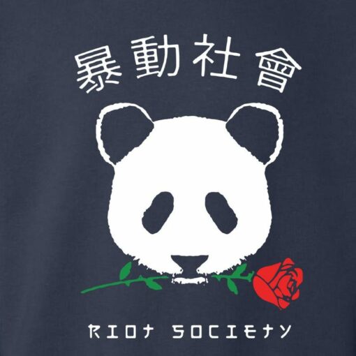 riot society blue hoodie
